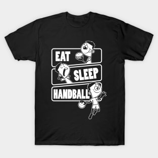 Eat Sleep Handball Repeat - Gift for handball players print T-Shirt